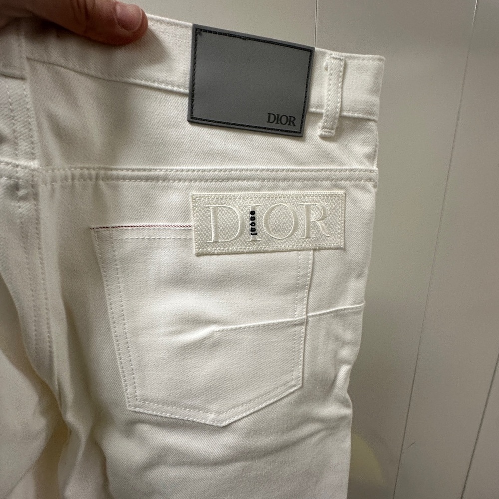 Dior Men's White Jeans